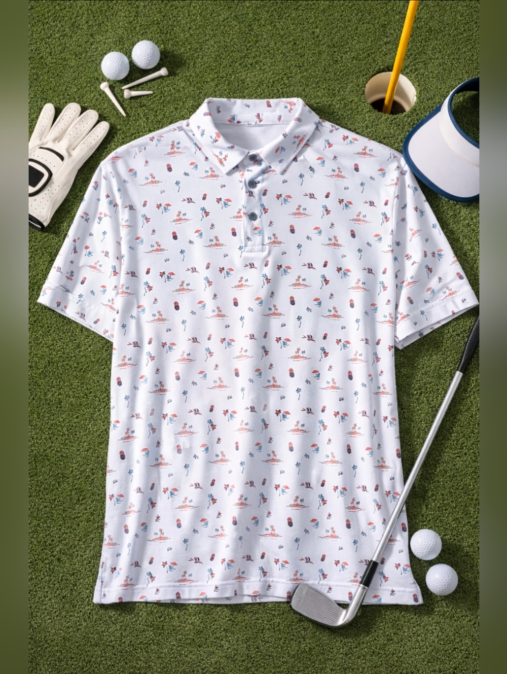 ⛳ Nicklaus | Men's Medium | Eco Choice | Golf Shirt | NWOT